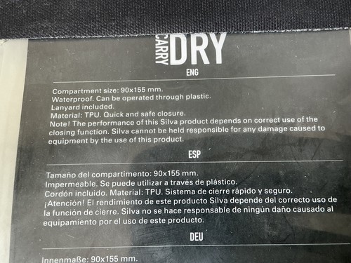 SILVA Carry Dry Case – Waterproof TPU Pouch | Touchscreen-Friendly | 90x155mm - Picture 5 of 5