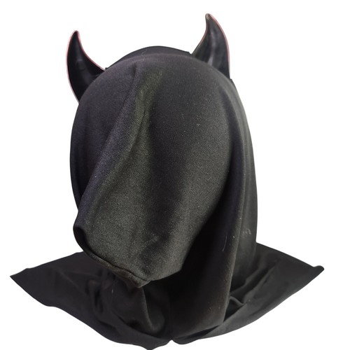 Metallic Red Devil Demon Halloween Party Mask Costume Adult Masquerade - Picture 2 of 2