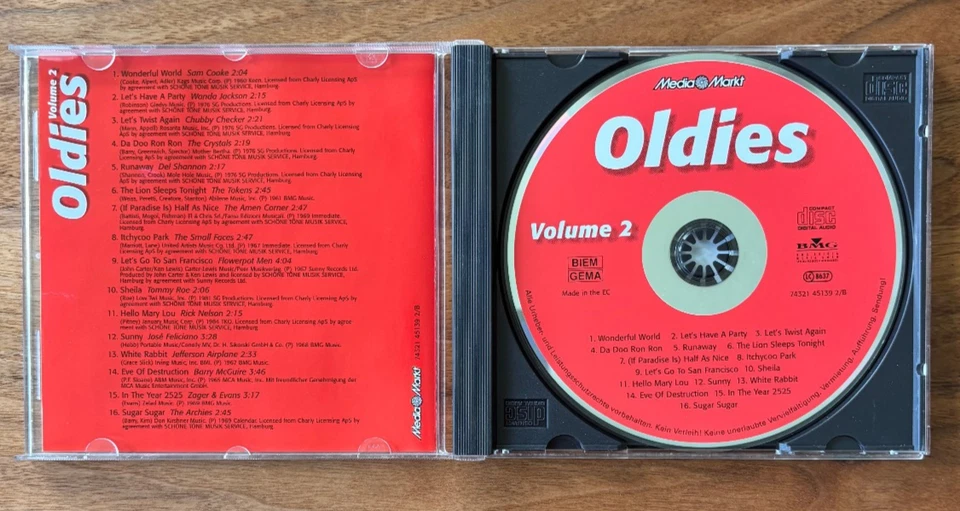OLDIES Volume 1 (CD) Sam Cooke, Chubby Checker, Jefferson Airplane... - Bild 2 von 3
