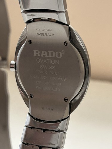 Rado Ovation Men's Watch High Tech Ceramic/Titanium - Picture 8 of 8