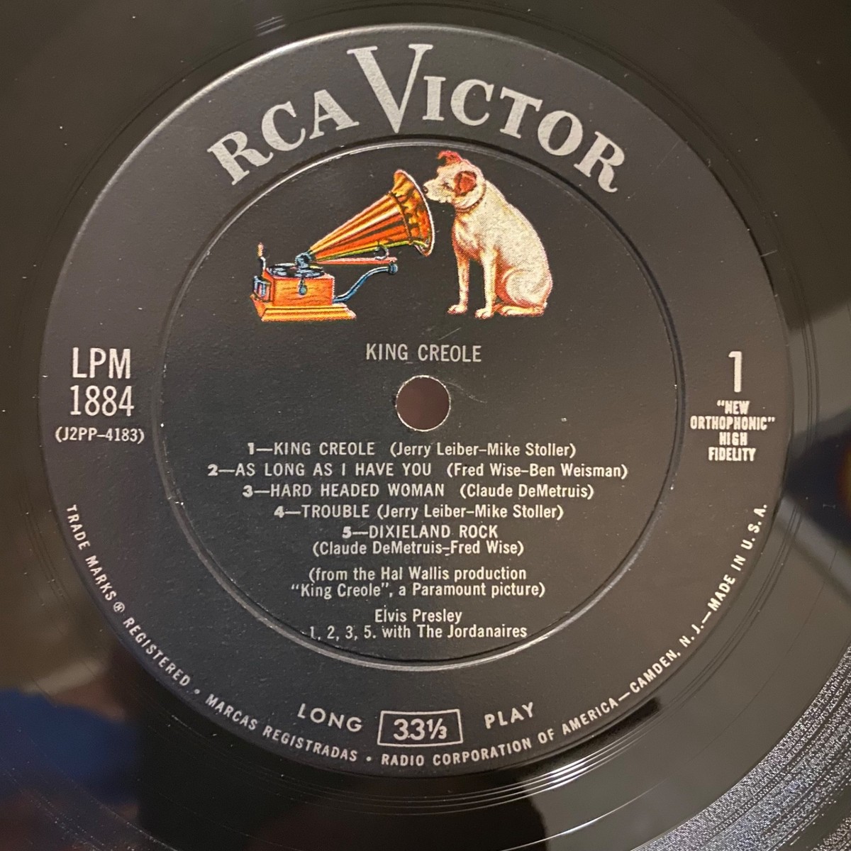 ELVIS King Creole - 1958 1st Press RCA LP w/ Rare Bonus