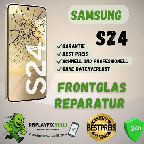 Samsung S24 frontglas Tausch Display Reparatur Glas ✅️ BEST PREIS ✅ 24H 🔥 - Bild 1 von 2