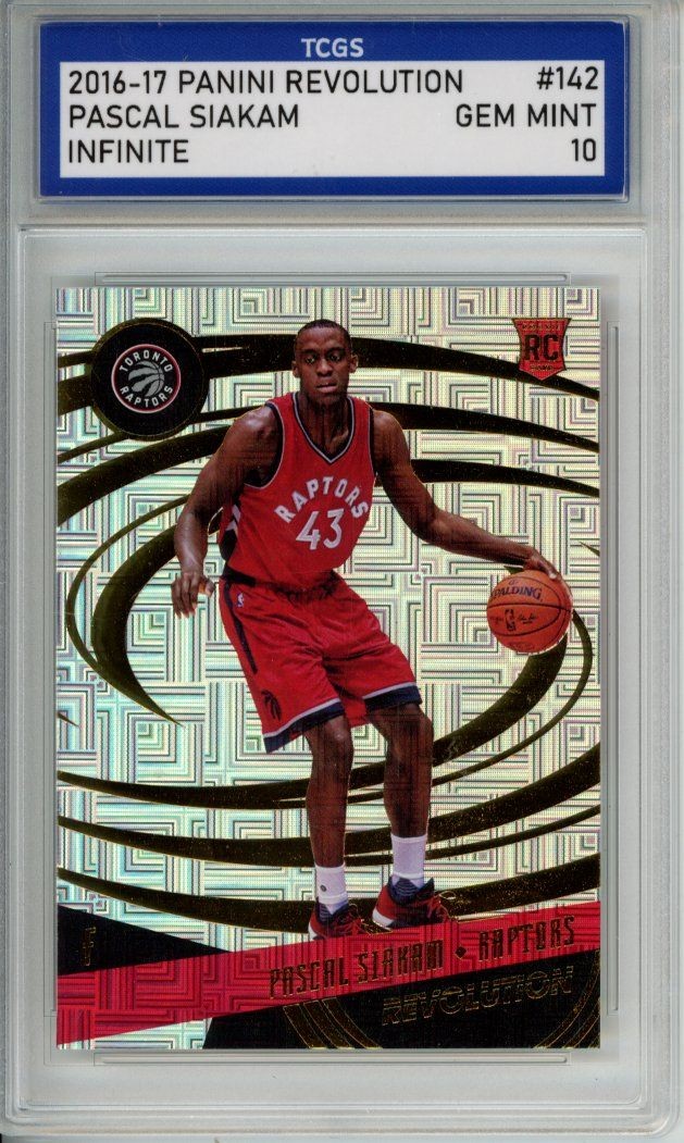 2016-17 PANINI REVOLUTION INFINITE #142 PASCAL SIAKAM ROOKIE RC TCGS GEM MINT 10