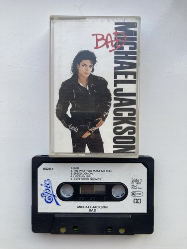 Michael Jackson - Bad - 1987 Epic Records Cassette Tape Album