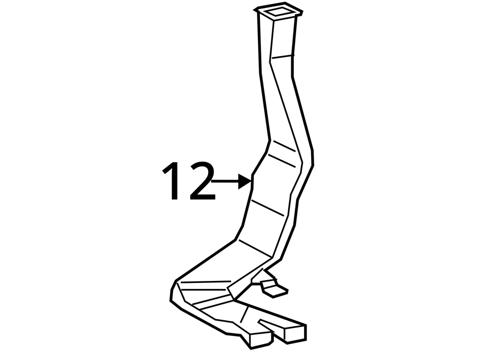 CHRYSLER CONDUCTO DE SUELO 68081892AC NUEVO OEM 68081892AC Foto 3 de 3