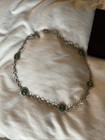 Lagos Green Stone Fine Jewelry Necklace Caviar Nwot