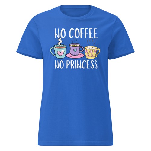 Women’s basic softstyle t-shirt No Coffee, No princess - Picture 6 of 10
