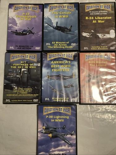 Luftfahrt im Krieg - Jäger DVDs X 7. / Restposten- Konvolut