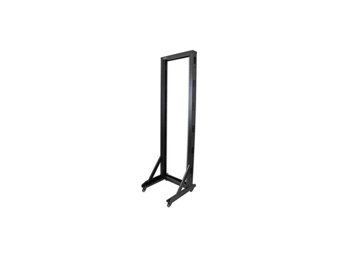 StarTech.com 2-Post Server Rack with Sturdy Steel Construction and Casters - 42U - Picture 3 of 5