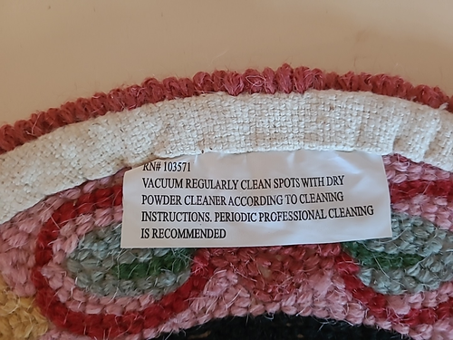 2 Ornate 12" Vintage juke Braided Hot Plate Coasters Holidays Christmas! c39 - Picture 12 of 13