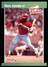 1989 Donruss The Rookies Ron Jones Baseball Cards #42