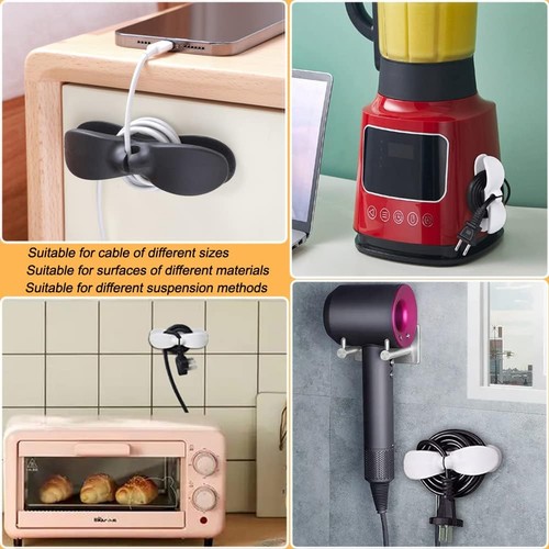 Cord Organizer for Appliances, 4PCS Kitchen Appliance Cord Winder Cable Organize - Picture 7 of 11