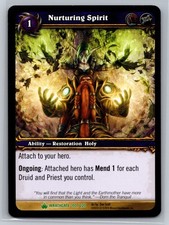 World of Warcraft TCG Nurturing Spirit 100/220 Wrathgate Restoration Holy