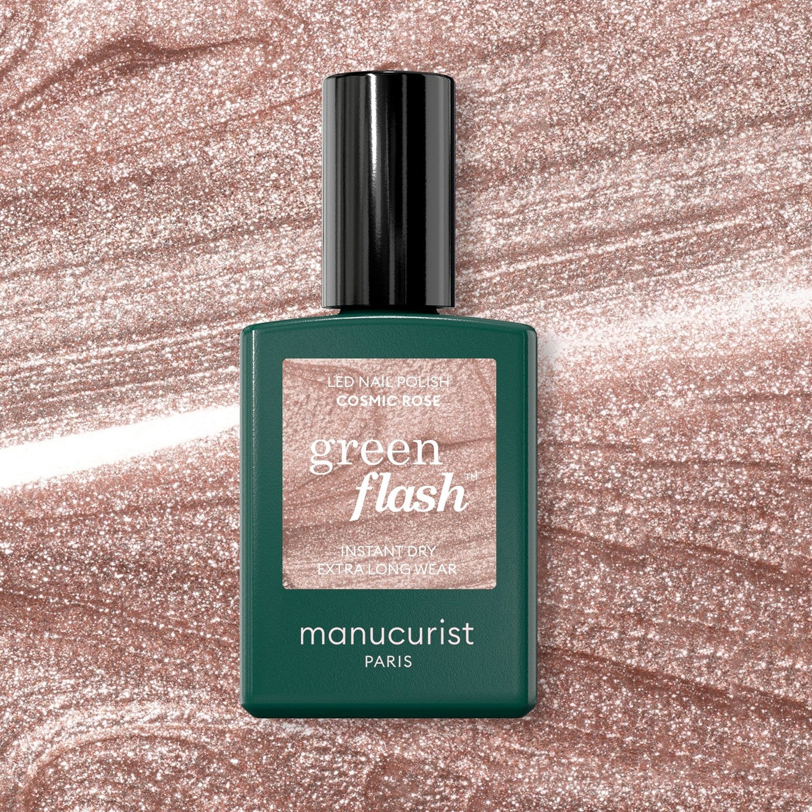 Manucurist Green Flash Hema & TPO Free Gel Polish - Cosmic Rose 15ml (51080)