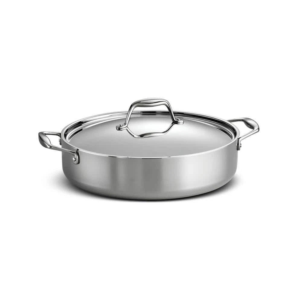 Tramontina Braiser Tri-Ply Clad 6 Qt Covered Stainless Steel Durable Cookware
Opens in a new window