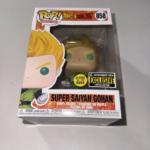 Funko Pop! 858 Super Saiyan Gohan Glows EE Exclusive Dragon Ball Z Animation