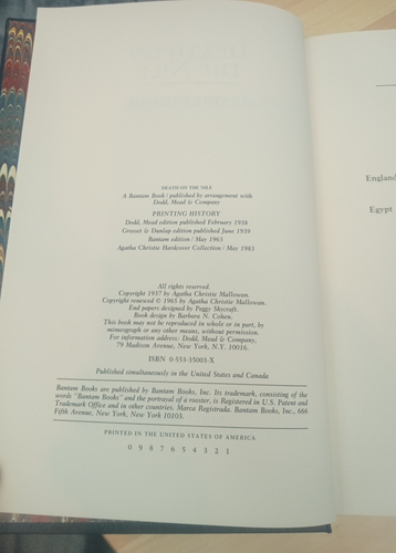 Death On The Nile - The Agatha Christie Mystery Collection Bantam Books - Imagen 8 de 12