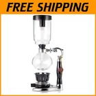 3-Cup Borosilicate Gravity Coffee Maker with Alcohol Burner - Elegant Brewing
