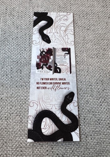 Beautiful Venom Signed Deluxe Edition Rina Kent Character Art Bookmark Stickers - Imagen 13 de 18