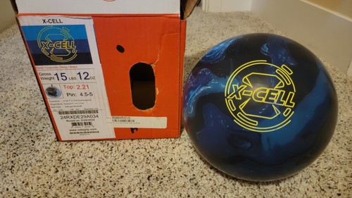 Roto Grip X-Cell Bowling Ball | 15.12 Pounds Mid Weight | 4.5-5" Pin | MidWeight