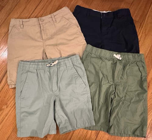 Lot Boys School Shorts 14 16 XL X-Large Gap Carters Cat & Jack Khaki Navy Green - Picture 6 of 6
