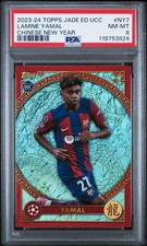 ⚽️ 2023-24 TOPPS JADE EDITION LAMINE YAMAL CHINESE NEW YEAR RC ROOKIE PSA 8