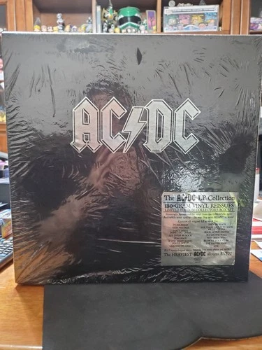 NEW SEALED AC/DC 180 Gram Vinyl Reissues, LE Collector's 16 LP Box Set 90643