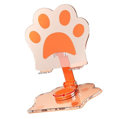 360 Degree Rotating Acrylic Phone Stand Adjustable Viewing Angle for Home Office - Afbeelding 7 van 13