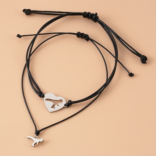 Juego de pulseras para padres e hijos Miss Niños Pulseras para niñas Dinosaurio a juego - Imagen 9 de 12