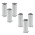 6pcs Kronleuchter Sockelabdeckungen Deckenlampenhülsen Lampenhalter Ärmel