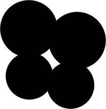 Burner Covers for Electric Stove (Black, Round 8/10'') 8/10'', Black 