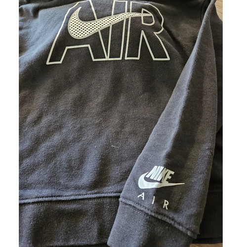 Lot of 2 Identical Nike Air Black Hoodies Size 6 Kids 5-6 Years, Twins! - Picture 5 of 9