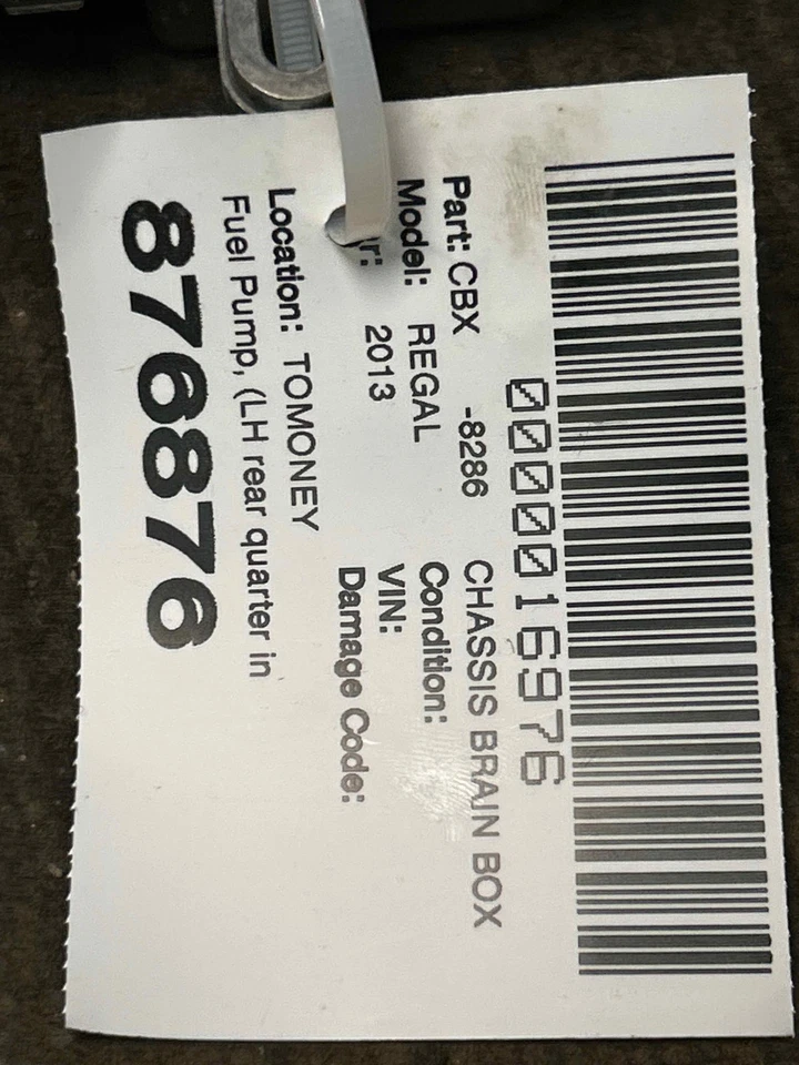 Fits 2013-17 Buick Regal Chassis Brain Box OEM:22909204 Foto 4 de 4