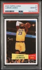 2025 Topps Living LeBron James #1 First Card in Set PSA 10 GEM MINT