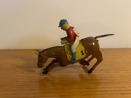 Juguete de rodeo jinete caballo de carreras Japón ocupado MA-61 - Imagen 2 de 9