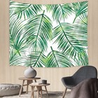 Tropical Palm Leaf Wall Hanging Tapestry Blankets