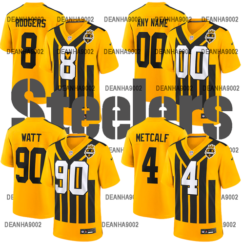 Herren Steelers Gold Alternate 1933 Throwback Limited Trikot