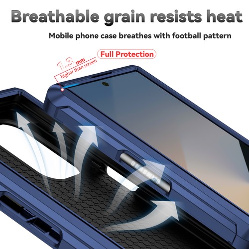 For Samsung Z Fold7 2025/Fold6/5/4 Military-Grade Protection Case Magnetic Cover - Picture 3 of 25