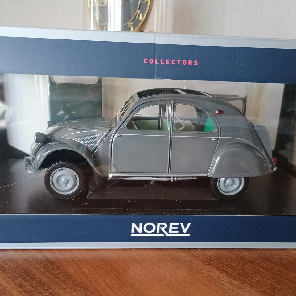 CITROEN 2cv AZL grise malle bombée de 1957 NOREV 1/18e ref 181499 - Photo 2/4