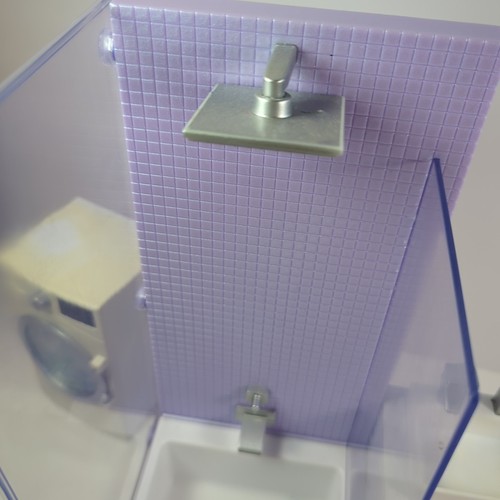 Rainbow High Doll House Replacement Bathtub Shower Bathroom Sink Washing Machine - Picture 9 of 17