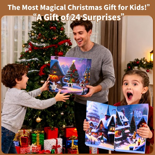 Gnome Christmas Advent Calendar 2025, 24 Days Countdown Calendar, Santa Littl... - Bild 5 von 8