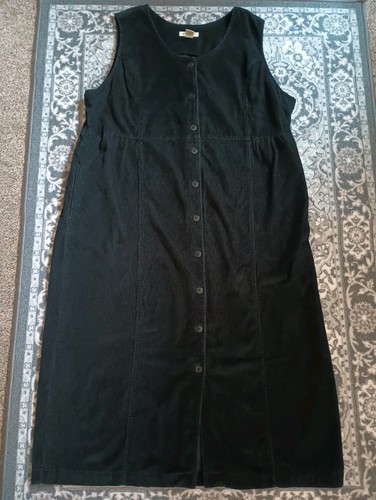 Vintage Eddie Bauer Cord Pullover Kleid Damen Plus XXL /2X-3X Dark Cottage