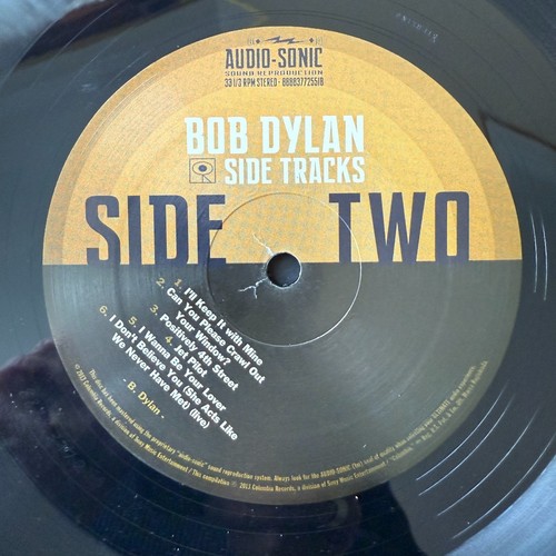Bob Dylan - Side Tracks M/EX 3 LPs Numbered - Picture 4 of 11
