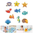 1 Set Marine Animals Bathtub Stickers Bathtub Decals Shower Room Stickers