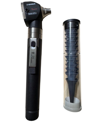 GIMA 31524 Otoskop, 2,5V, Xenon-Halogenlicht, Beutel mit 13 Einweg-Spekulum - Bild 2 von 3