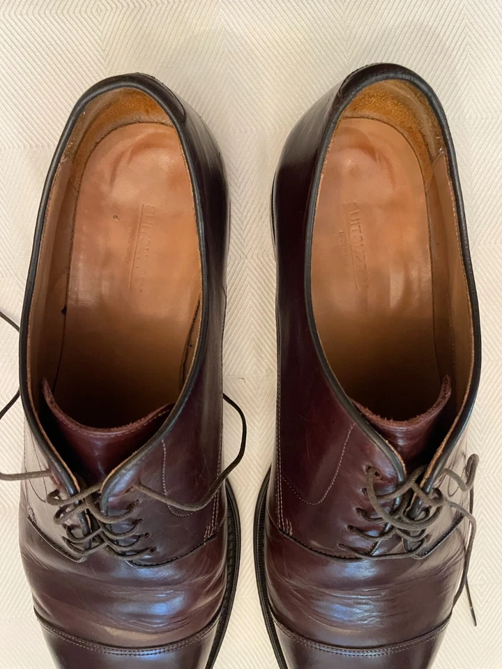 Suit Supply Vero Cuoio 棕色鞋头皮革正装鞋 尺码 10 1/2 意大利 — 第 2/4 张图片