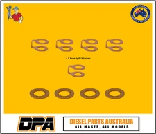 4M41 INJECTOR WASHER KIT. 13 PIECE KIT. GENUINE OEM KIT