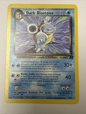 Pokémon TCG Dark Blastoise 20/82 Rare Non-Holo Card WOTC, Near Mint Condition
