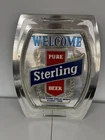 Vintage Sterling Beer Sign Working Great Shape