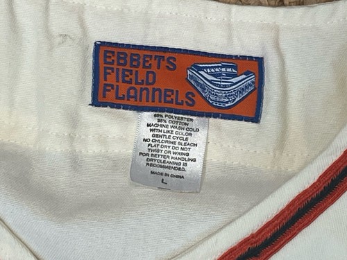 Tokyo Giants Ebbets Field Flannels Jersey Men's L #2 - Picture 4 of 10